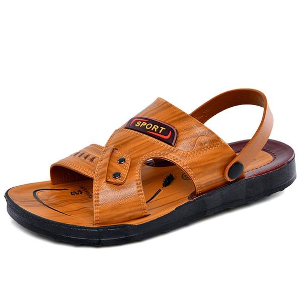 sandals sagace summer leather slippers men outdoor beach sandalias fashion comfortable breathable casual shoes 2021 large sizes, Black
sandals sagace summer leather slippers men outdoor beach sandalias fashion comfortable breathable casual shoes 2021 large sizes, Black