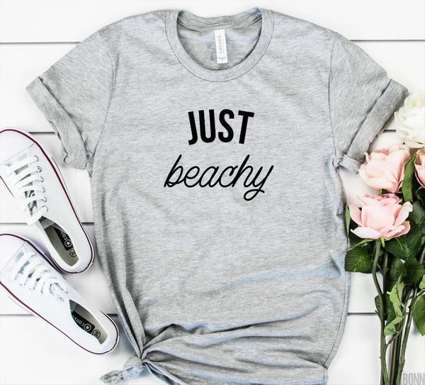 just beachy print cotton casual women t shirts funny yong girl tee higher quality drop s 462, White
just beachy print cotton casual women t shirts funny yong girl tee higher quality drop s 462, White