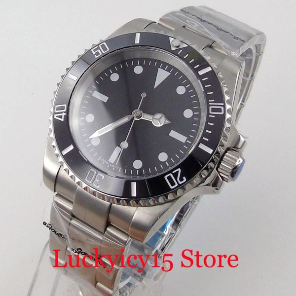 wristwatches sub business men watch nh35a automatic wristwatch black sterile dial unidirectional bezel luminous sapphire crystal, Slivery;brown
wristwatches sub business men watch nh35a automatic wristwatch black sterile dial unidirectional bezel luminous sapphire crystal, Slivery;brown