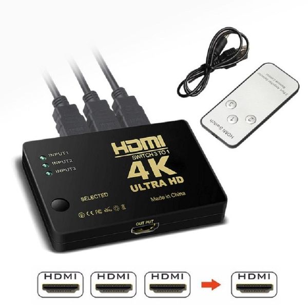 audio cables & connectors switch 3 port 4k*2k 1080p switcher selector 3x1 splitter box ultra hd for hdtv xbox ps3 ps4 multimedia
audio cables & connectors switch 3 port 4k*2k 1080p switcher selector 3x1 splitter box ultra hd for hdtv xbox ps3 ps4 multimedia