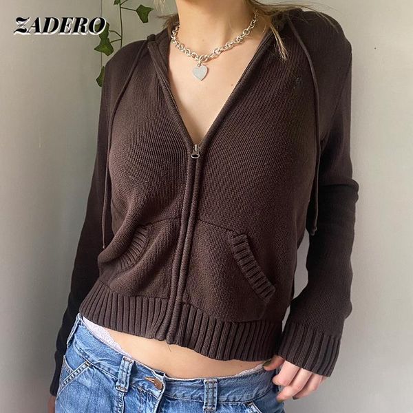 women's knits & tees vintage hoodies y2k knitted cardigan women sweater 2021 autumn winter brown solid lantern sleeve zip up jacket swe, White
women's knits & tees vintage hoodies y2k knitted cardigan women sweater 2021 autumn winter brown solid lantern sleeve zip up jacket swe, White