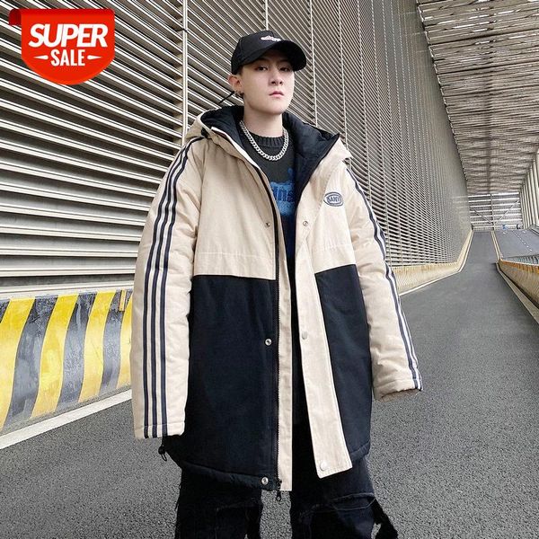 control 158 cotton-padded jacket men's trend of mid-length padded thickening #cj4c, Black;brown
control 158 cotton-padded jacket men's trend of mid-length padded thickening #cj4c, Black;brown