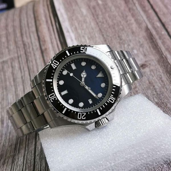 wristwatches sea blue black dial 44mm big mechanical men watch rotating bezel ceramic insert 24 jewels nh35a miyota 8215 oyster strap, Slivery;brown
wristwatches sea blue black dial 44mm big mechanical men watch rotating bezel ceramic insert 24 jewels nh35a miyota 8215 oyster strap, Slivery;brown