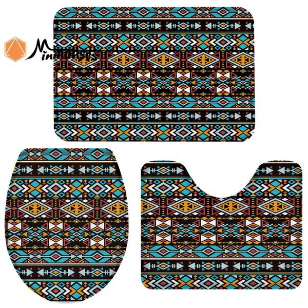 bath accessory set 3 pieces bathroom classic aztec geometry durable toilet cover mat pedestal rug non-slip
bath accessory set 3 pieces bathroom classic aztec geometry durable toilet cover mat pedestal rug non-slip