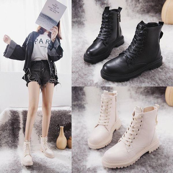 boots 2021 fashion zipper flat shoes woman high heel platform pu leather lace up women ankle girls 35-40, Black
boots 2021 fashion zipper flat shoes woman high heel platform pu leather lace up women ankle girls 35-40, Black