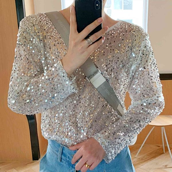 men's t-shirts men long sleeve sequin shining loose casual t-shirt streetwear hip hop punk gothic tees shirts stage clothing sunsc, White;black
men's t-shirts men long sleeve sequin shining loose casual t-shirt streetwear hip hop punk gothic tees shirts stage clothing sunsc, White;black