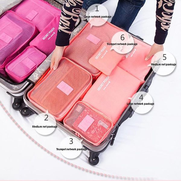 6pcs/set multi colors portable storage bag suit home organization pouch oxford cloth travel supply organizer cosmetic bags & cases
6pcs/set multi colors portable storage bag suit home organization pouch oxford cloth travel supply organizer cosmetic bags & cases