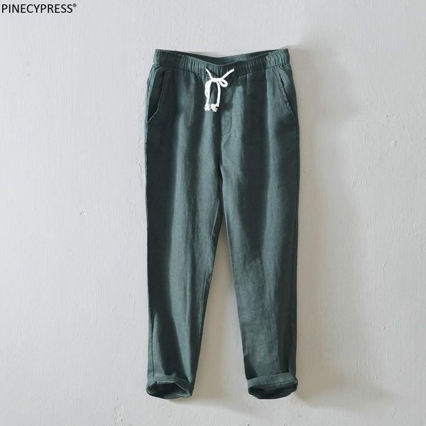 100% linen breathable anti-static quick drying flax cool spring summer man trousers ankle length men casual ninth pants men's, Black
100% linen breathable anti-static quick drying flax cool spring summer man trousers ankle length men casual ninth pants men's, Black