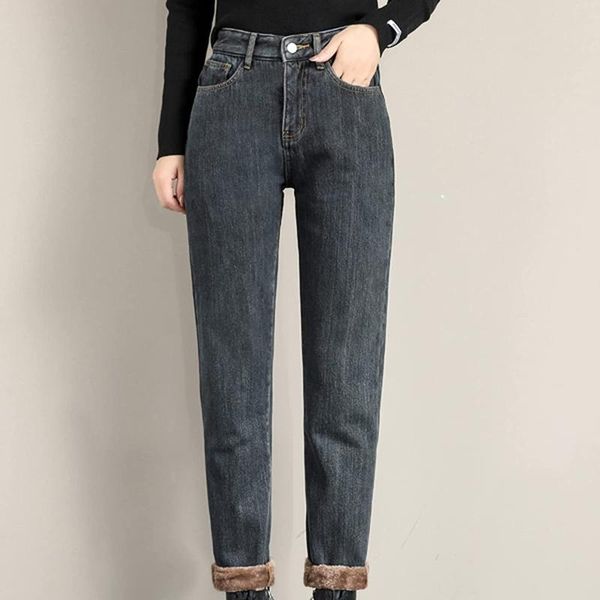 women's jeans slim women for skinny high waist stretch thickened denim pencil pants female trousers streetwear cashmere warm, Blue
women's jeans slim women for skinny high waist stretch thickened denim pencil pants female trousers streetwear cashmere warm, Blue