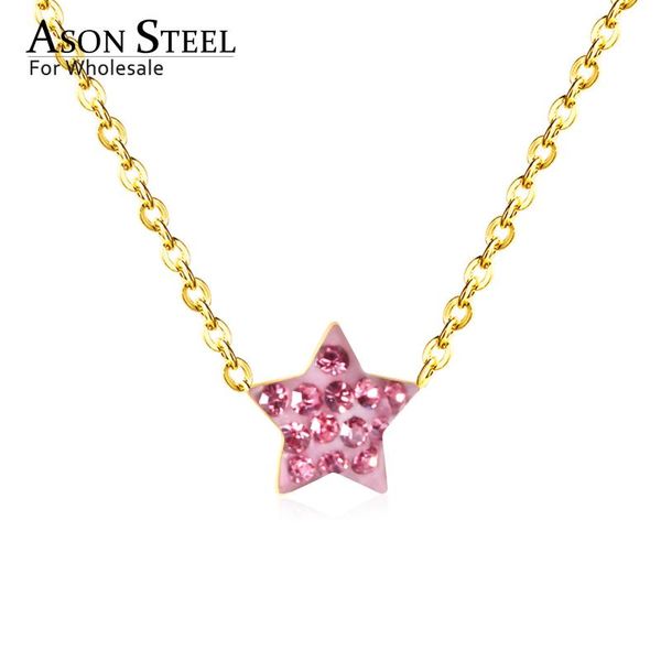 pendant necklaces asonsteel star pendants clay jewelry women statement long necklace gold 316lstainless steel chain set, Silver
pendant necklaces asonsteel star pendants clay jewelry women statement long necklace gold 316lstainless steel chain set, Silver
