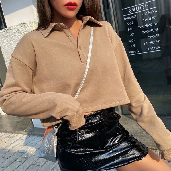 sweater chaogao women's street coat fashion handsome spring girls' shorts lapel, Black 
sweater chaogao women's street coat fashion handsome spring girls' shorts lapel, Black