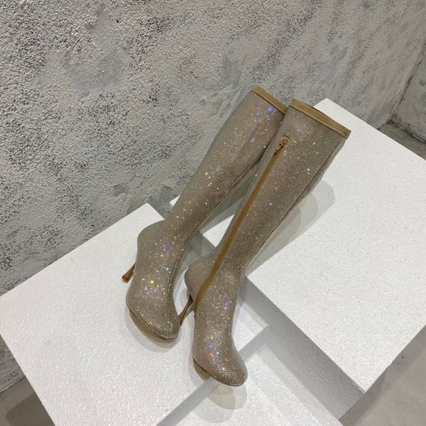 women's shoes designer long tube zipper comfortable brand high-heeled luxury party shiny women's boots, Red;white
women's shoes designer long tube zipper comfortable brand high-heeled luxury party shiny women's boots, Red;white