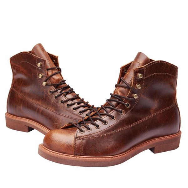 boots red handmade genuine leather men large size casual british shoes ankle male winter, Black
boots red handmade genuine leather men large size casual british shoes ankle male winter, Black