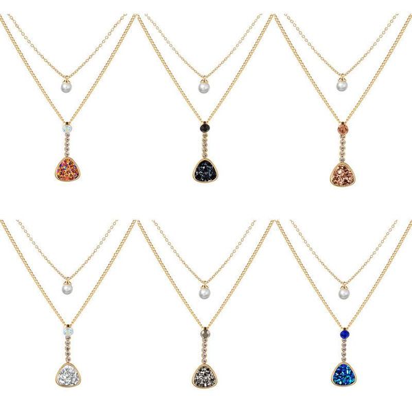 pendant necklaces fashion multi layer pineapple necklace set bohemia gold bead double heart resin for women jewelry gifts party, Silver
pendant necklaces fashion multi layer pineapple necklace set bohemia gold bead double heart resin for women jewelry gifts party, Silver