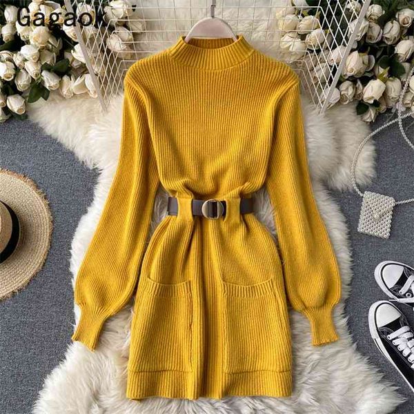 woman dress knitted spring autumn solid puff sleeve turtleneck mini dresses slim stretch bodycon vestidos 210531, Black;gray
woman dress knitted spring autumn solid puff sleeve turtleneck mini dresses slim stretch bodycon vestidos 210531, Black;gray