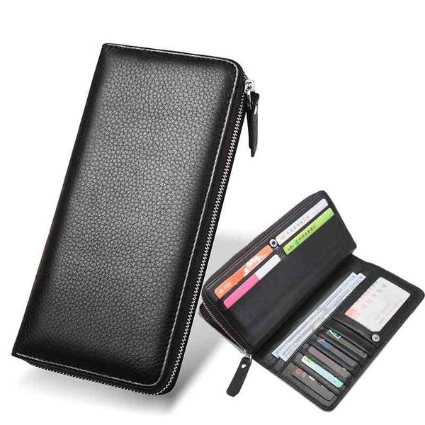 new long wallet head leather wallet men's business zipper multi card large capacity handbag, Red;black
new long wallet head leather wallet men's business zipper multi card large capacity handbag, Red;black
