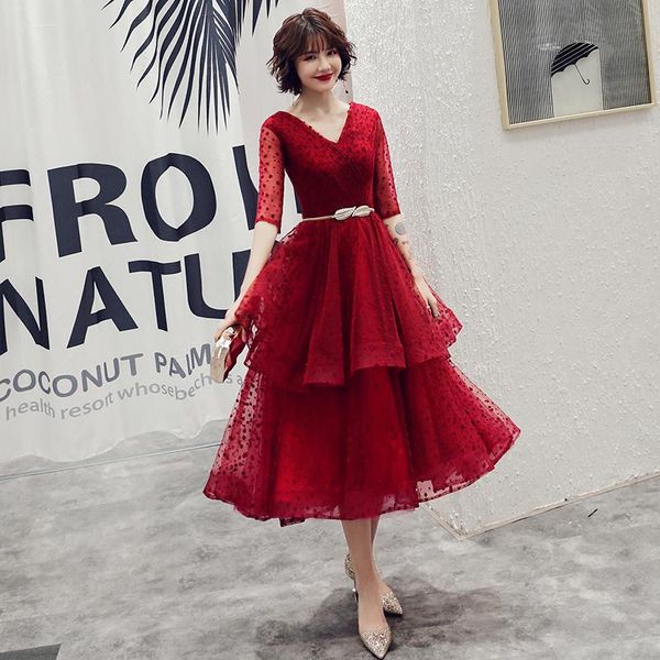 party dresses 2021 wine red evening v-neck tulle gowns long formal dress vestido de festa lf293, White;black
party dresses 2021 wine red evening v-neck tulle gowns long formal dress vestido de festa lf293, White;black
