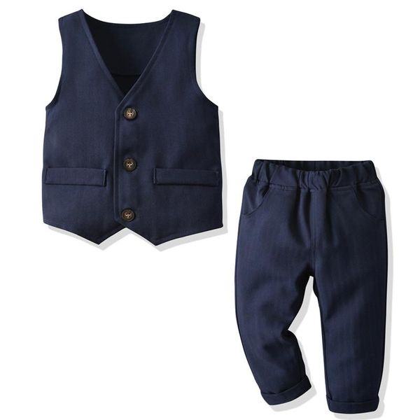 suits dark blue children vest trousers 2pcs/set boys formal clothes gentlemanly suit party birthday costume quality pants clothing, Black
suits dark blue children vest trousers 2pcs/set boys formal clothes gentlemanly suit party birthday costume quality pants clothing, Black