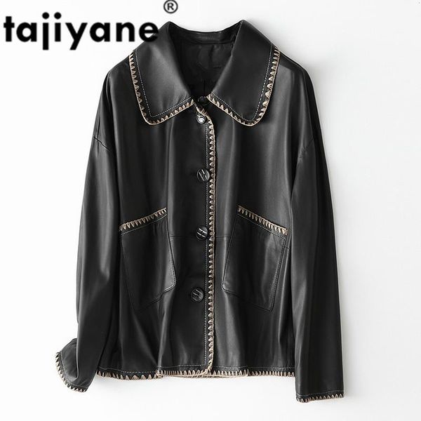 women's leather & faux real jacket plus size coat women stylish korean style coats 2021 clothes hq20-yxg1980a py22, Black
women's leather & faux real jacket plus size coat women stylish korean style coats 2021 clothes hq20-yxg1980a py22, Black