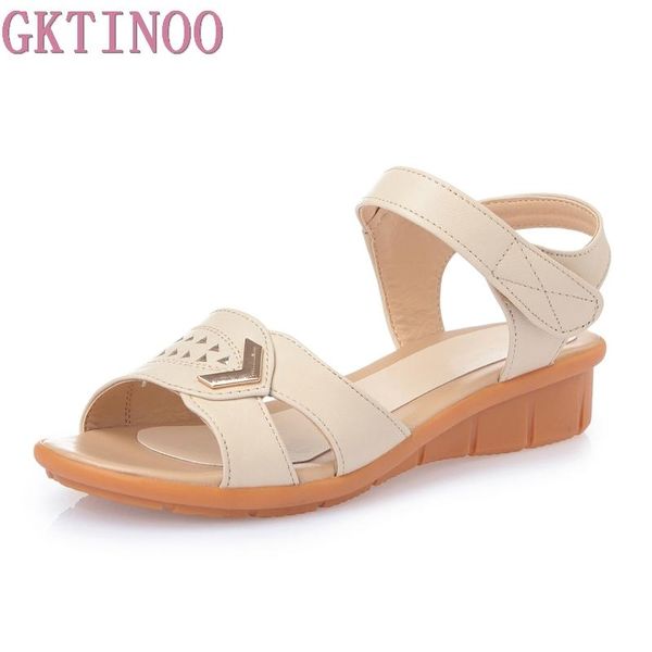 dress shoes gktinoo 2021 summer middle-aged women's sandals leather flat with soft bottom large size mother sandal, Black
dress shoes gktinoo 2021 summer middle-aged women's sandals leather flat with soft bottom large size mother sandal, Black