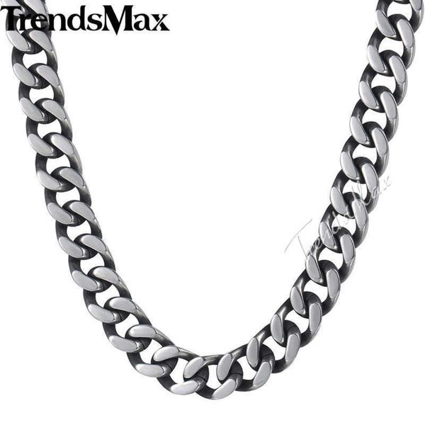 trendsmax men's lace up chain, stainless steel, cuban cut, silver, 8 / 10 / 12mm, kknm142 q0809
trendsmax men's lace up chain, stainless steel, cuban cut, silver, 8 / 10 / 12mm, kknm142 q0809