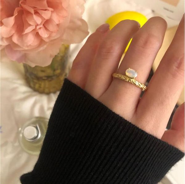 fashion light luxury french retro tin foil beating texture opal index finger opening rings for women birthday jewelry r356 cluster, Golden;silver
fashion light luxury french retro tin foil beating texture opal index finger opening rings for women birthday jewelry r356 cluster, Golden;silver