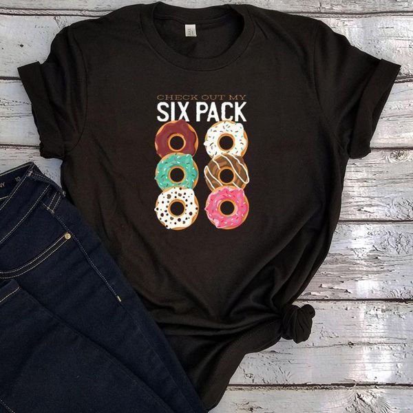 women's t-shirt donut six pack graphic t shirts 2021 women fashion funny summer casual vintage woman tees, White
women's t-shirt donut six pack graphic t shirts 2021 women fashion funny summer casual vintage woman tees, White