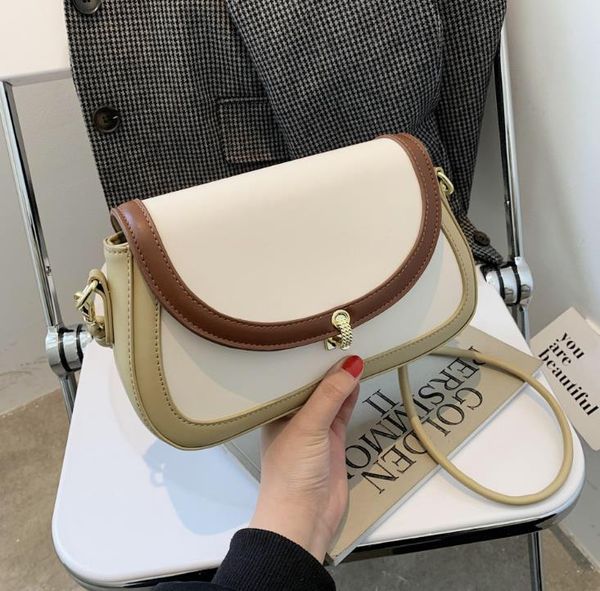 cross body color matching srmpit bag shoulder messenger urban simple french female bags
cross body color matching srmpit bag shoulder messenger urban simple french female bags