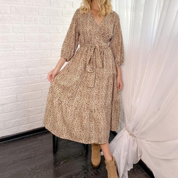 casual dresses autumn winter long leopard print dress women v neck three quarter sleeve bandage maxi female leisure sexy, Black;gray
casual dresses autumn winter long leopard print dress women v neck three quarter sleeve bandage maxi female leisure sexy, Black;gray