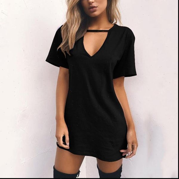 summer fashion v neck womens dress short sleeve casual pure color beach black white mini dresses plus size, Black;gray
summer fashion v neck womens dress short sleeve casual pure color beach black white mini dresses plus size, Black;gray