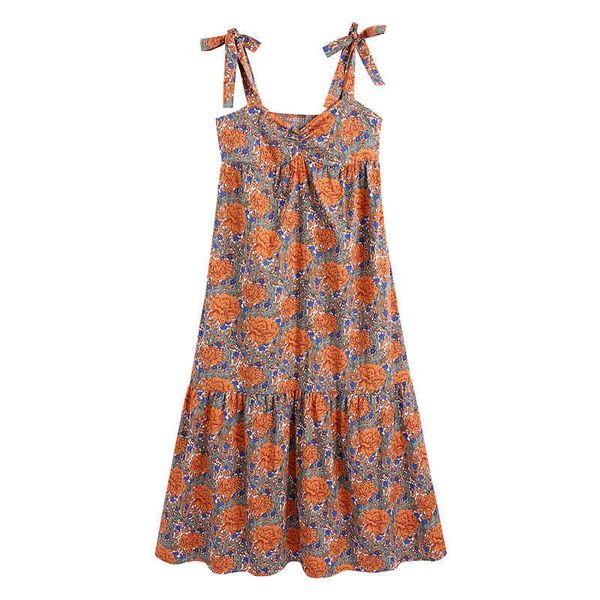 vintage chic sleeveless women dress summer camisole floral print lady long fashion casual female 210430, Black;gray
vintage chic sleeveless women dress summer camisole floral print lady long fashion casual female 210430, Black;gray