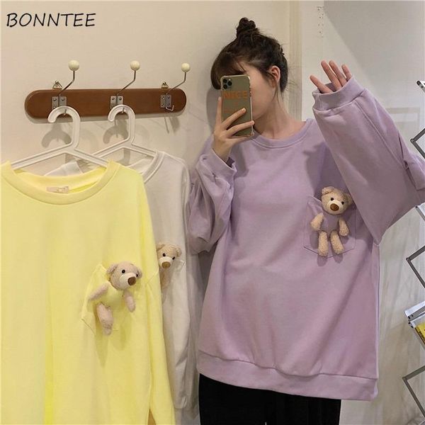 women's hoodies & sweatshirts women kawaii bear ulzzang autumn soft all-match teens streetwear lovely loose purple casual womens hoodie, Black
women's hoodies & sweatshirts women kawaii bear ulzzang autumn soft all-match teens streetwear lovely loose purple casual womens hoodie, Black