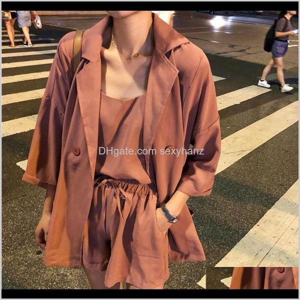 womens two pants 3 piece women suits long sleeve coats elastic high waist dstring shorts suit summer office lady korean solid set qryt q46ry, White
womens two pants 3 piece women suits long sleeve coats elastic high waist dstring shorts suit summer office lady korean solid set qryt q46ry, White