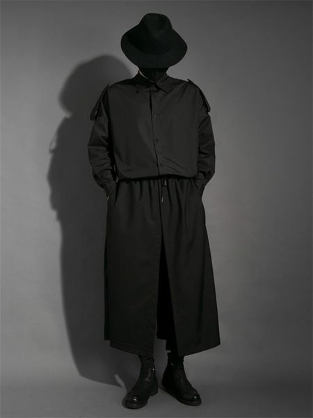 men's pants hair stylist style yamamoto personality nightclub double skirt loose casual large leg seven minute, Black
men's pants hair stylist style yamamoto personality nightclub double skirt loose casual large leg seven minute, Black