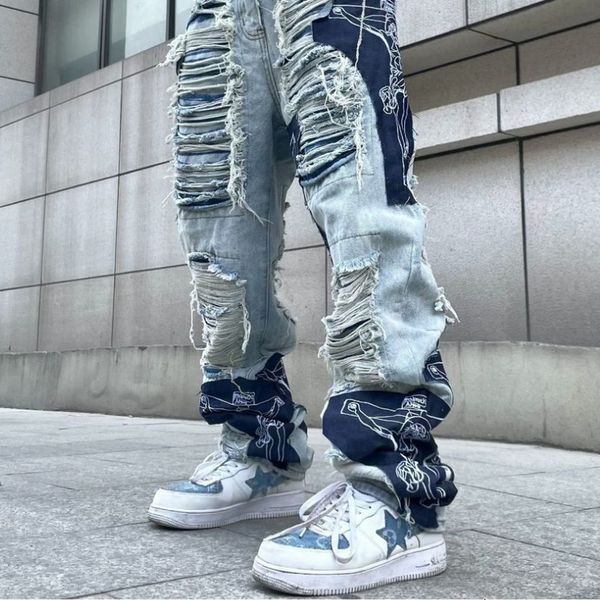 women's jeans varofi high street knife cut patches woven cloth womens hip hop jeans straight leg baggy y2k pants 6ld7, Blue
women's jeans varofi high street knife cut patches woven cloth womens hip hop jeans straight leg baggy y2k pants 6ld7, Blue