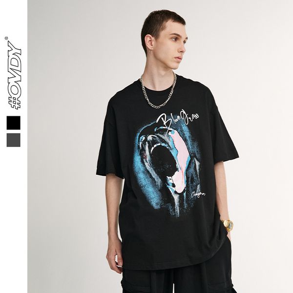 wxwovdy men's wear 2021 spring and summer new street fashion brand roar cartoon face printing loose short sve men's wear, White;black
wxwovdy men's wear 2021 spring and summer new street fashion brand roar cartoon face printing loose short sve men's wear, White;black