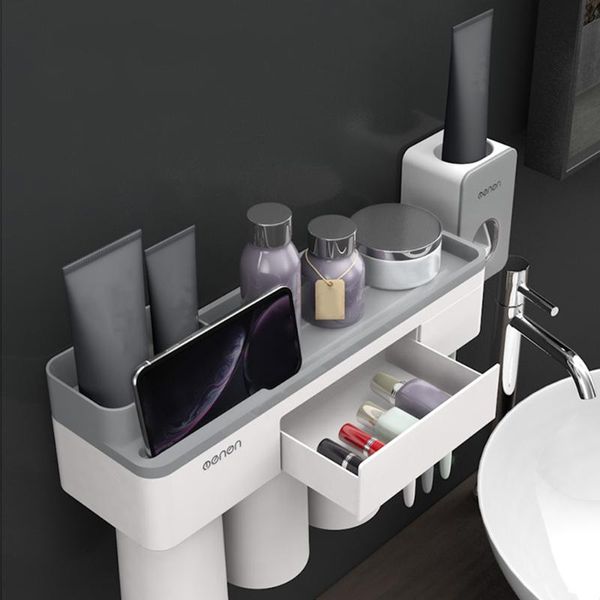 toothbrush holders wall mounted holder with toothpaste squeezer cup organizer storage rack bathroom accessories
toothbrush holders wall mounted holder with toothpaste squeezer cup organizer storage rack bathroom accessories