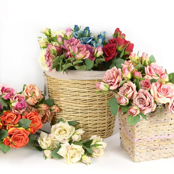 decorative flowers & wreaths 1/2 branches beautiful 2 heads rose artificial flower bouquet real touch for wedding home decoration diy scrapb
decorative flowers & wreaths 1/2 branches beautiful 2 heads rose artificial flower bouquet real touch for wedding home decoration diy scrapb