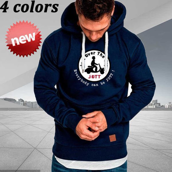 men's oversized long sleeve hoodie, new jott print design, unified color, leisure, daily sports, autumn and winter, Black
men's oversized long sleeve hoodie, new jott print design, unified color, leisure, daily sports, autumn and winter, Black