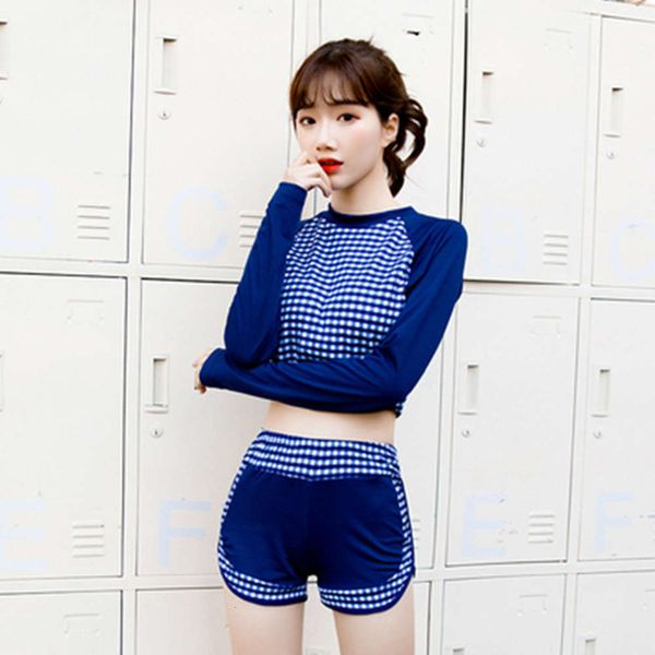 piece split swimsuit long sleeve round neck flat corner slim conservative spring small chest gathered lattice bikini triangl swimwear, White;black
piece split swimsuit long sleeve round neck flat corner slim conservative spring small chest gathered lattice bikini triangl swimwear, White;black