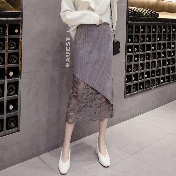 skirts 2021 spring autumn winter woman midi skirt high waist casual korean fashion solid package hip lace knitting irregular lx0033, Black
skirts 2021 spring autumn winter woman midi skirt high waist casual korean fashion solid package hip lace knitting irregular lx0033, Black