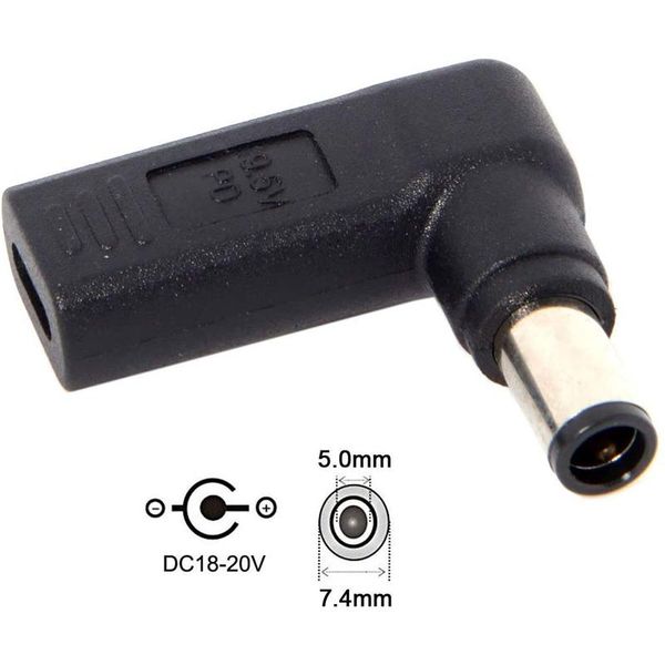 3.1 type c lapcharger adapter converter 90 degree usb-c female dc power jack to 7.4x5.0mm for computer cables & connectors
3.1 type c lapcharger adapter converter 90 degree usb-c female dc power jack to 7.4x5.0mm for computer cables & connectors