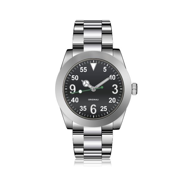 luxury menes watch air king series 116900 black dial 40mm automatic mechanical movement stainless steel 316l brand fashion requin, Slivery;brown
luxury menes watch air king series 116900 black dial 40mm automatic mechanical movement stainless steel 316l brand fashion requin, Slivery;brown