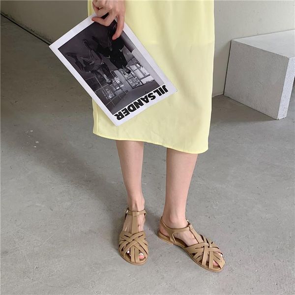 summer fashion women flat beach shoes weave design gladiator style solid color round toe rubber sole ladies casual sandals, Black
summer fashion women flat beach shoes weave design gladiator style solid color round toe rubber sole ladies casual sandals, Black