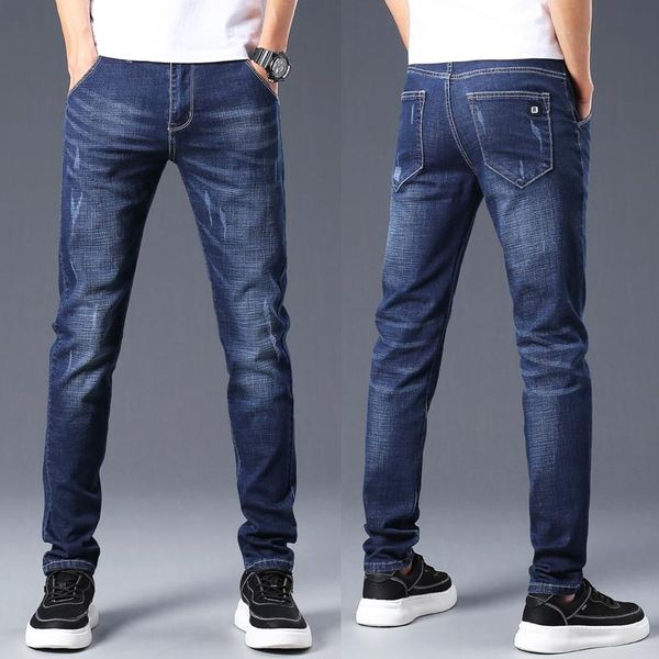 colors available men's thin straight-leg loose jeans 2021 summer classic style advanced stretch pants male brand, Blue
colors available men's thin straight-leg loose jeans 2021 summer classic style advanced stretch pants male brand, Blue