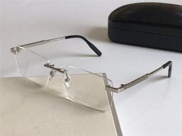 fahio eye glasses prescription 0030 rimless frame optical glasses clear lens simple business style for men, Black
fahio eye glasses prescription 0030 rimless frame optical glasses clear lens simple business style for men, Black