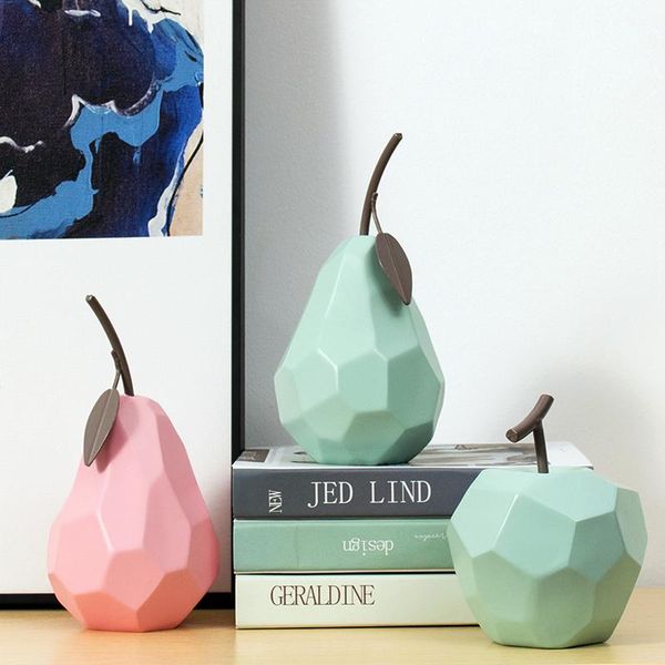 home decoration resin origami apple pear ornaments minimalist living room model fruit figurines oranment decorative objects &
home decoration resin origami apple pear ornaments minimalist living room model fruit figurines oranment decorative objects &