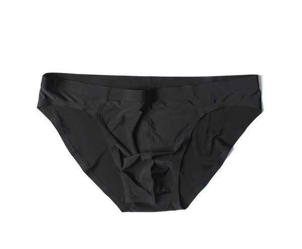 underpants 2021 fashion brand men's seamless ice silk underwear solid briefs low waist breathable gay panties, Black;white
underpants 2021 fashion brand men's seamless ice silk underwear solid briefs low waist breathable gay panties, Black;white