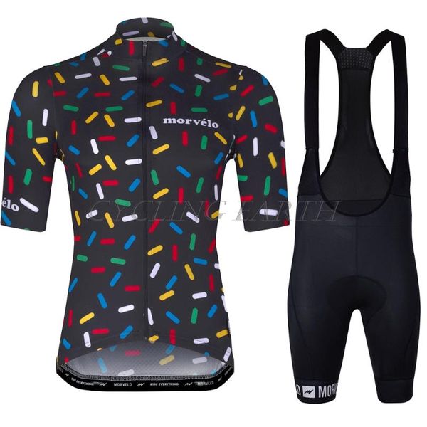 racing sets morvelo men's cycling jersey clothes bib shorts set 2021 gel pad mountain clothing suits outdoor mtb bike wear kit, Black;blue
racing sets morvelo men's cycling jersey clothes bib shorts set 2021 gel pad mountain clothing suits outdoor mtb bike wear kit, Black;blue