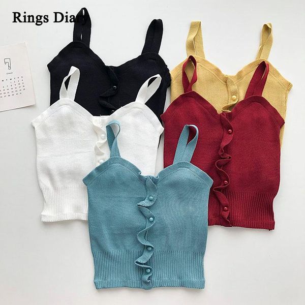 women's tanks & camis rings diary women crop button up camisoles female solid streets tank ladies with straps, White
women's tanks & camis rings diary women crop button up camisoles female solid streets tank ladies with straps, White
